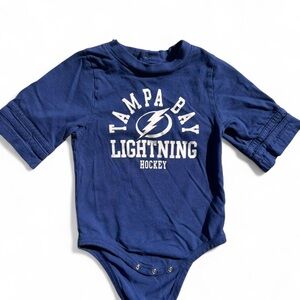 NHL Blue Tampa Bay Lightning Hockey Baby Bodysuit